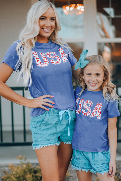 Mommy & Me USA Tee