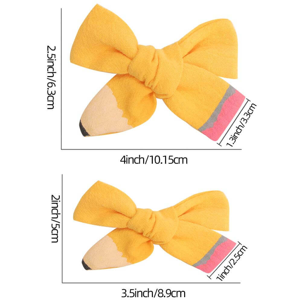 Pencil Knit Hair Bow