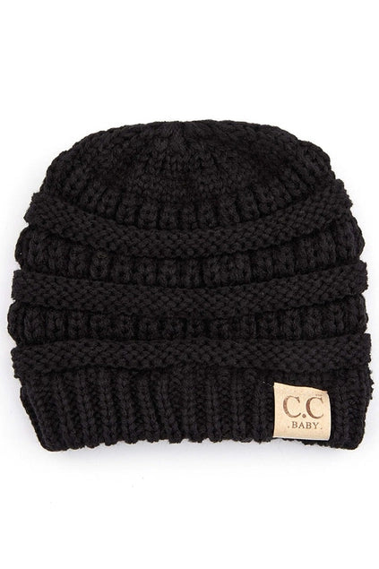 CC Solid Knit Baby Beanie