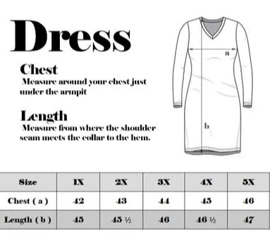 Curvy V-Neck Midi Dress