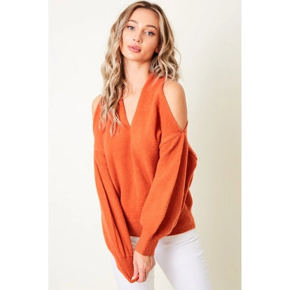 Cold Shoulder Multi Way Sweater