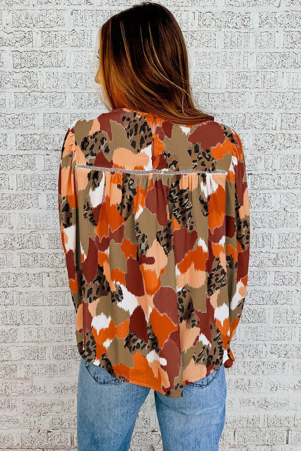 Abstract Painted Blouse