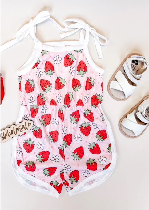 Strawberry Summer Romper